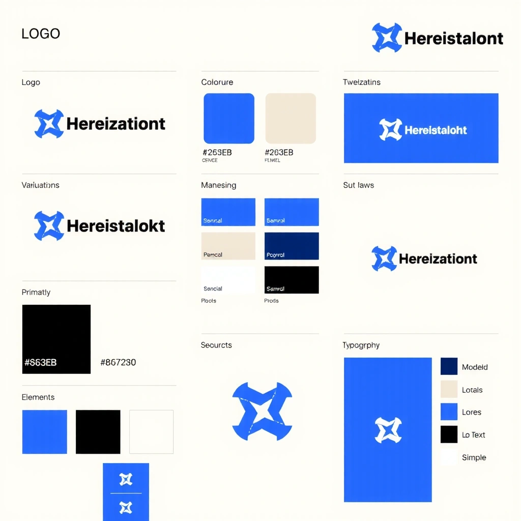 Brand identity design elements
