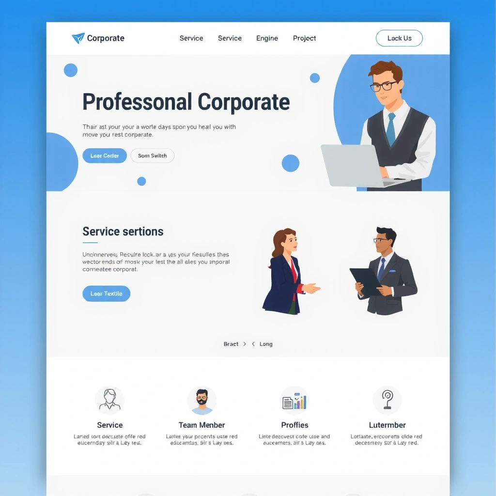 Corporate Website - Modern Professional Design