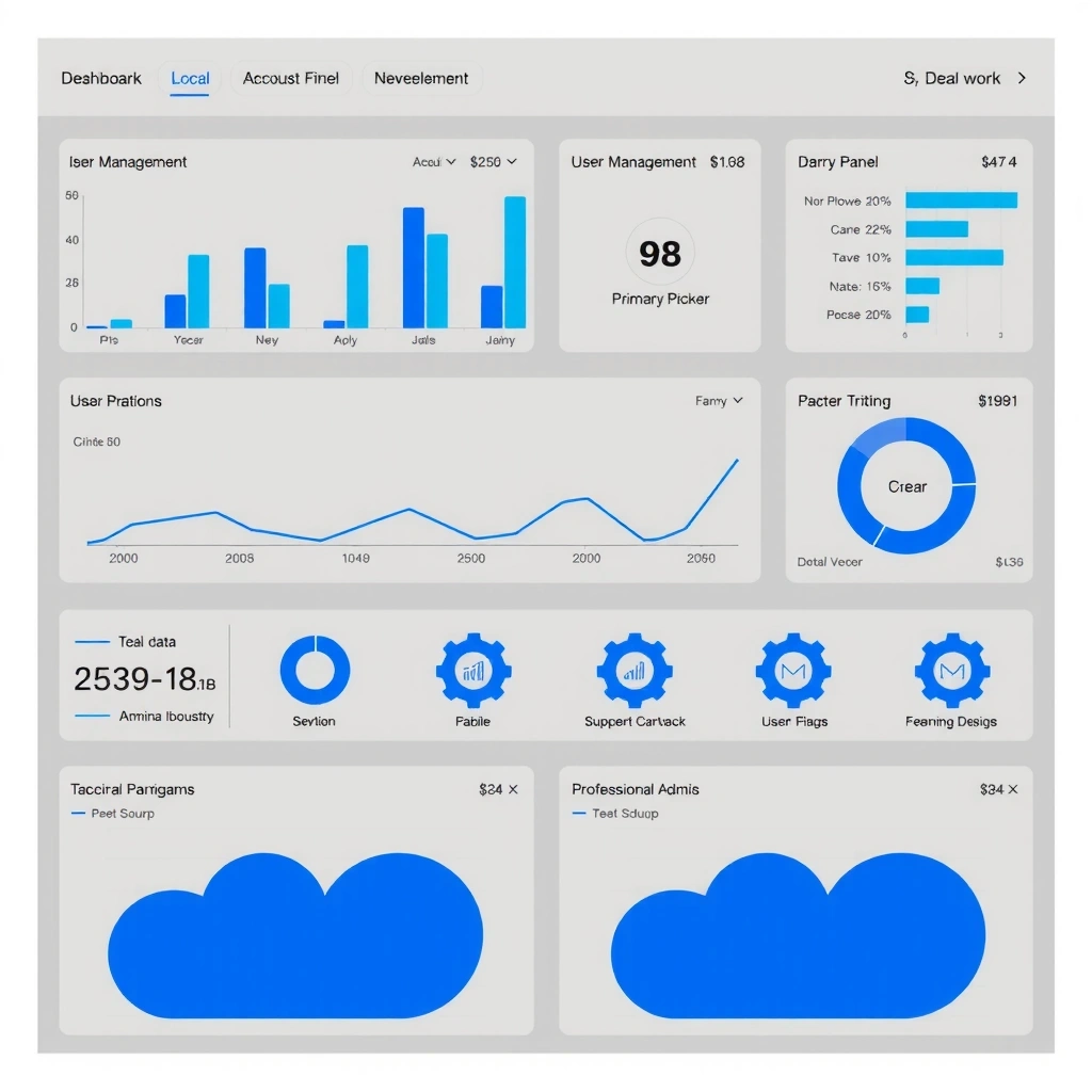 SaaS Platform UI - Intuitive Dashboard Design